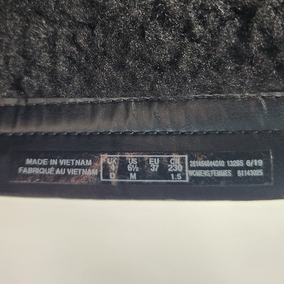 Clarks Unstructured Womens UN ELDA HI Black Suede Waterproof Long Boots Size 6.5 - Picture 3 of 10